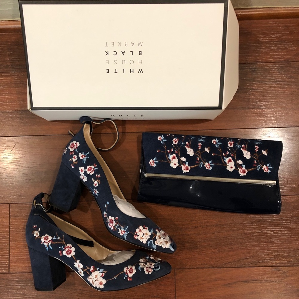 WHBM Embroidered Clutch - Picture 3 of 6
